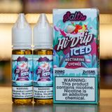  Hi Drip ICED Salt Nectarine Lychee 30ml - Tinh Dầu Salt Nic Mỹ 