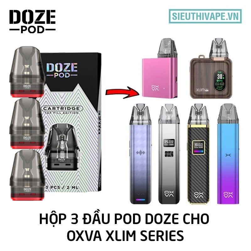  Đầu Pod Doze Cho Oxva Xlim Series, Ninja Pod, Dovpo Ayce Pro - Phụ Kiện Pod Chính Hãng 