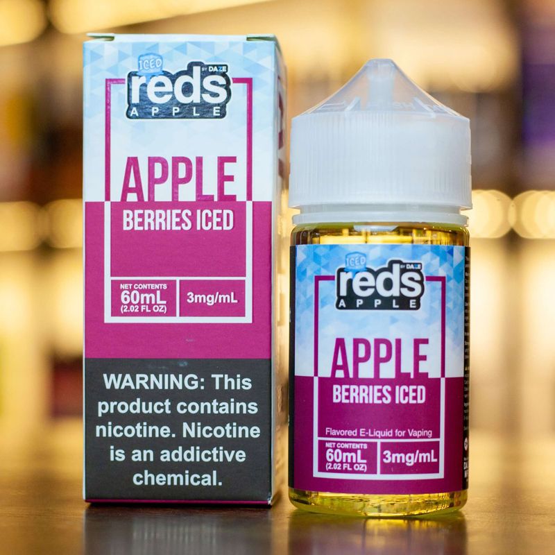  Berries Iced Reds Apple 60ml - Tinh Dầu Vape Mỹ 