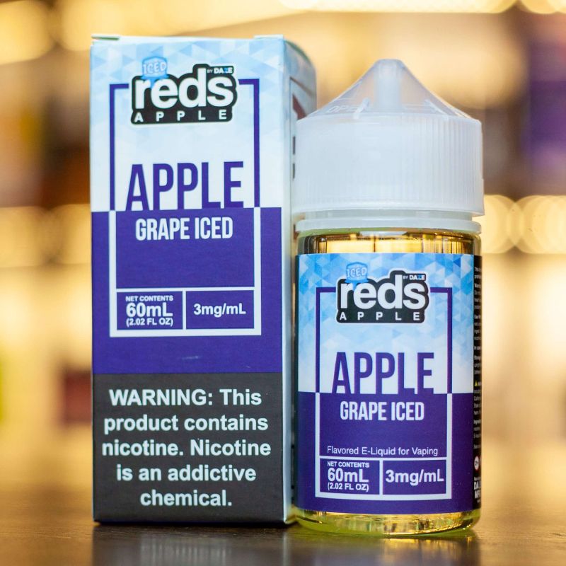  Grape Iced Reds Apple 60ml - Tinh Dầu Vape Mỹ 