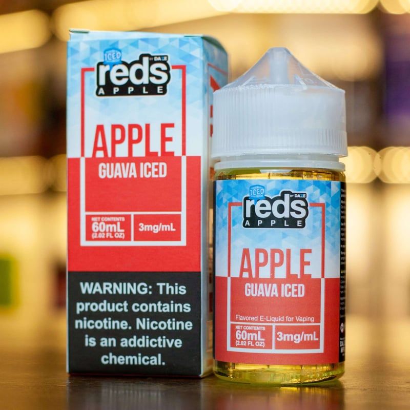  Guava Iced Reds Apple 60ml - Tinh Dầu Vape Mỹ 