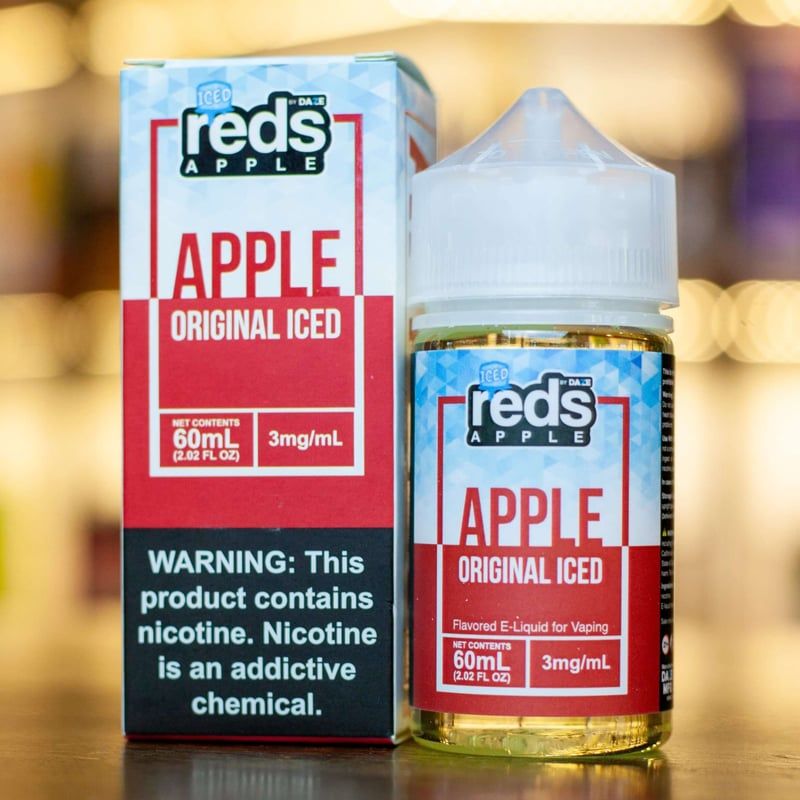  Iced Reds Apple Original 60ml - Tinh Dầu Vape Mỹ 