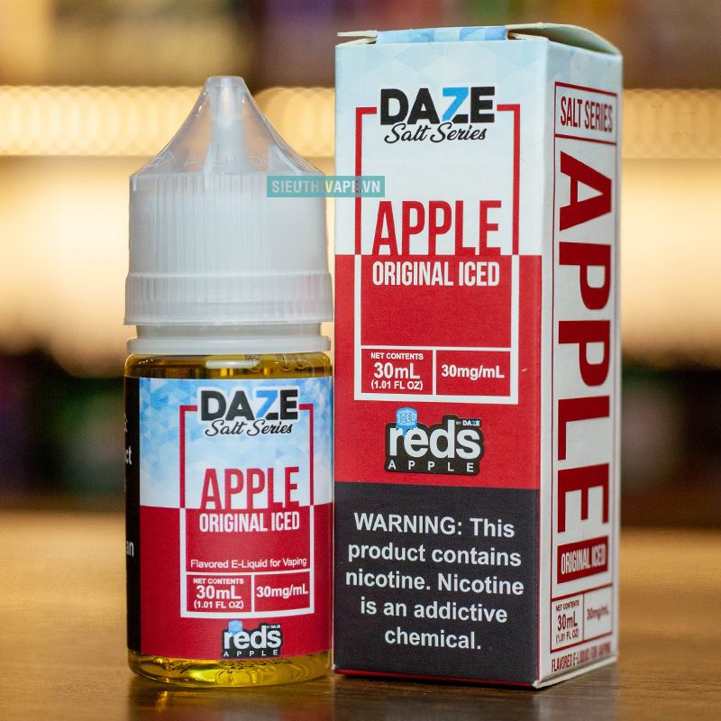  Iced Reds Apple Salt Original Iced 30ml - Tinh Dầu Salt Nic Mỹ 