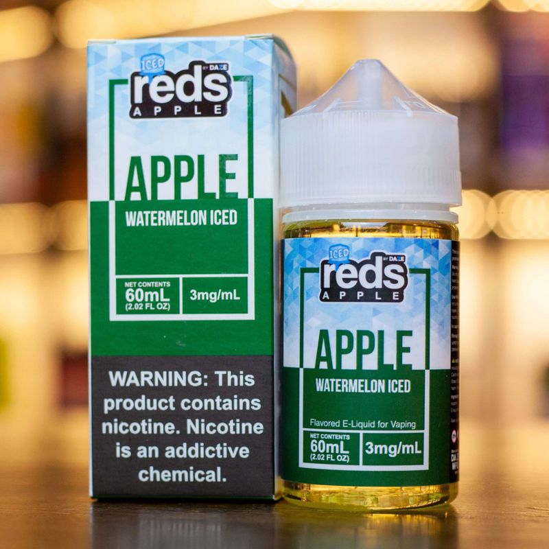  Watermelon Iced Reds Apple 60ml - Tinh Dầu Vape Mỹ 