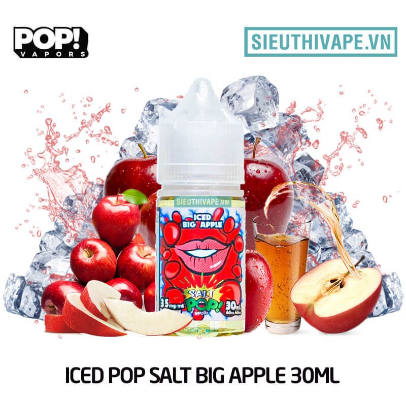  Iced Pop Salt Big Apple 30ml - Tinh Dầu Salt Nic Mỹ 