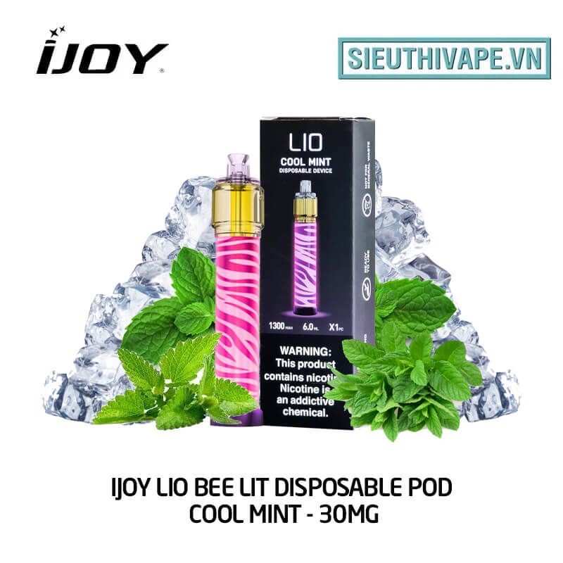  IJOY Lio Bee Lit Cool Mint Disposable Pod - Vape Pod Dùng 1 Lần 