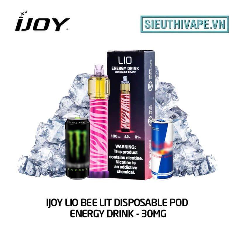  IJOY Lio Bee Lit Energy Drink Disposable Pod - Vape Pod Dùng 1 Lần 