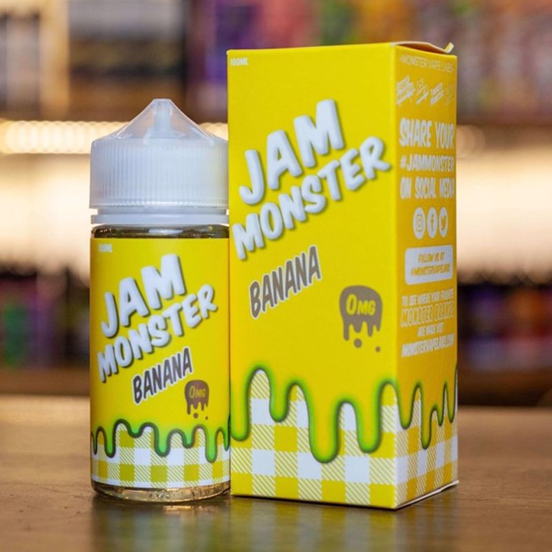  Jam Monster Banana 100ml - Tinh Dầu Vape Mỹ 