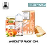  Jam Monster Peach 100ml - Tinh Dầu Vape Mỹ Chính Hãng 