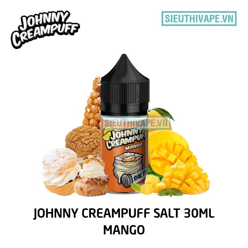  Johnny Creampuff Mango 30ml - Tinh Dầu Saltnic Chính Hãng 