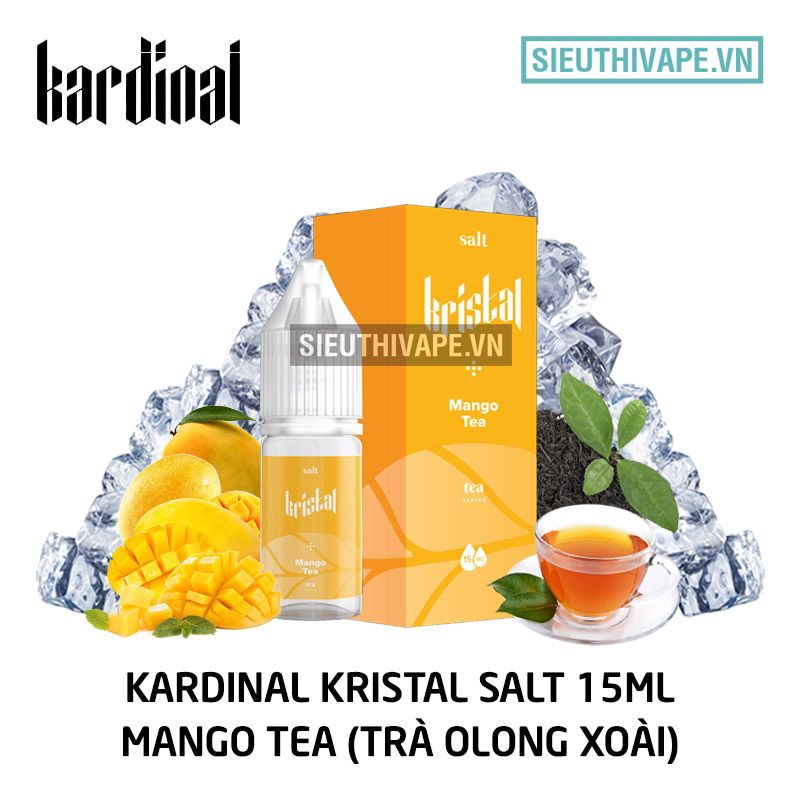  Kardinal Kristal Salt Mango Tea - Tinh Dầu Saltnic Chính Hãng 