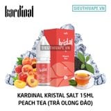  Kardinal Kristal Salt Peach Tea - Tinh Dầu Saltnic Chính Hãng 