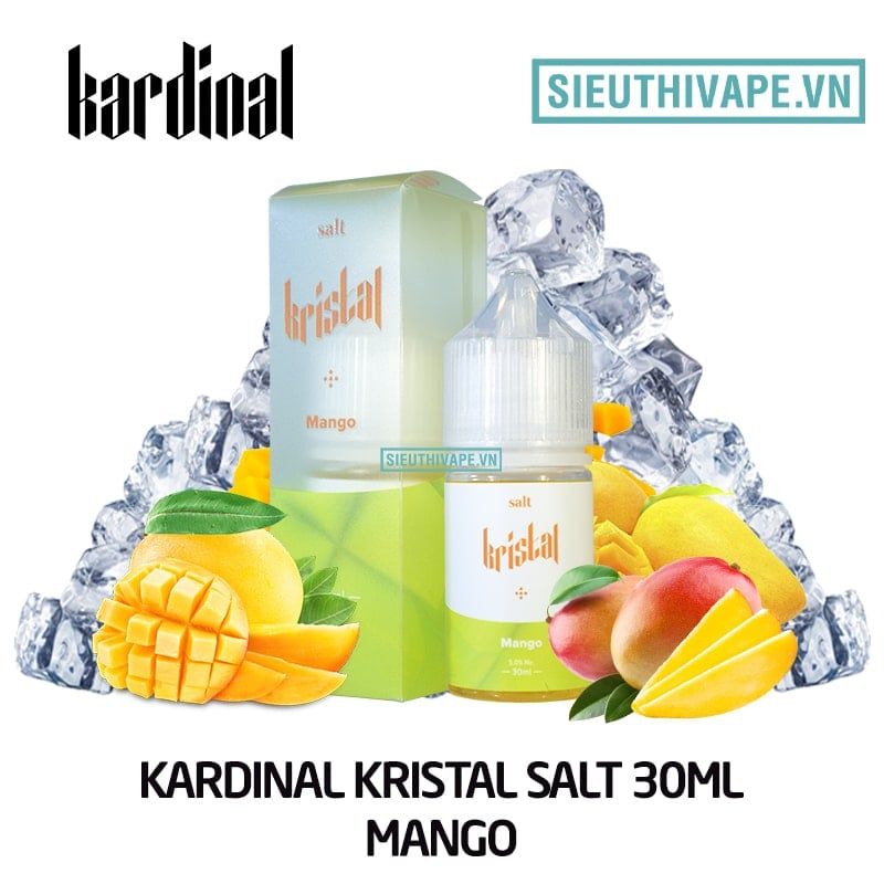  Kardinal Kristal Salt Mango  - Tinh Dầu Saltnic Malaysia 