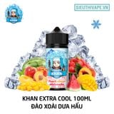  Khan Extra Cool Peach Mango Watermelon 100ml - Tinh Dầu Vape Chính Hãng 