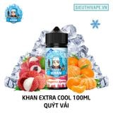  Khan Extra Cool Tangerine Lychee 100ml - Tinh Dầu Vape Chính Hãng 