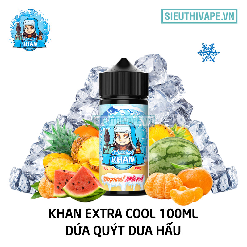 Khan Extra Cool dua quyt dua hau tinh dau vape lanh