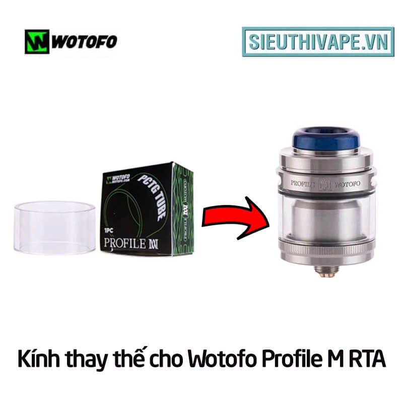  Kính PCTG Tube Thay Thế Cho Profile M RTA 