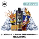  KK Energy 2 Energy Drink - Pod 1 Lần 8000 Hơi Có Sạc 