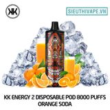  KK Energy 2 Orange Soda - Pod 1 Lần 8000 Hơi Có Sạc 