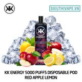  KK Energy Red Apple Lemon - Pod 1 Lần 5000 Hơi Có Sạc 