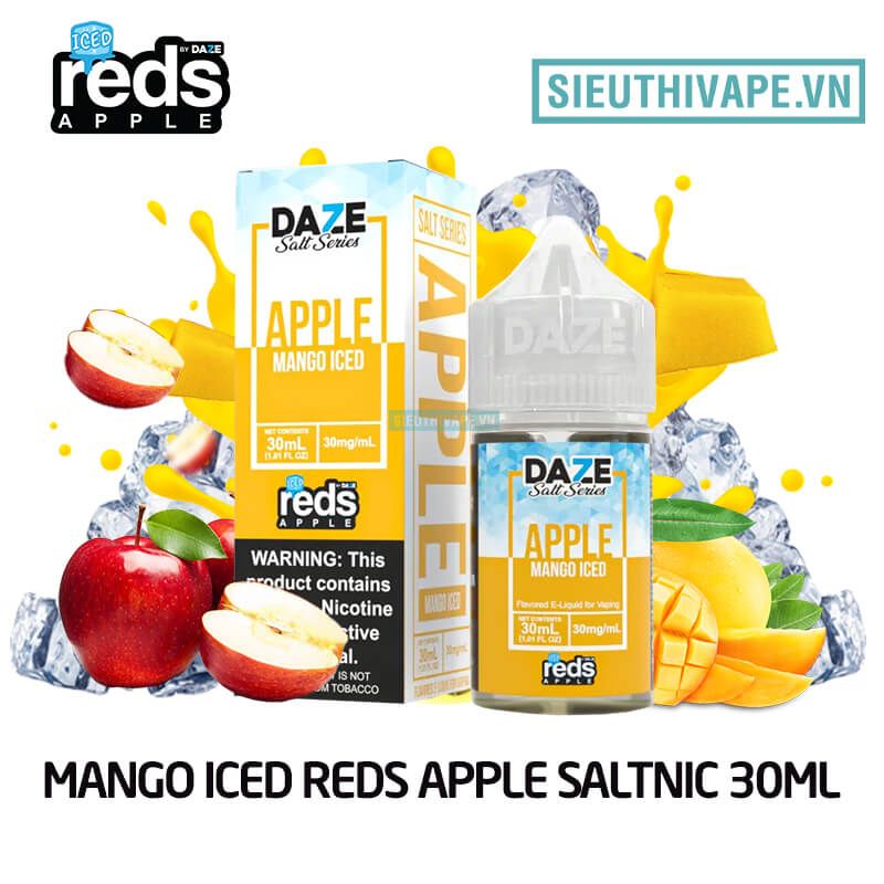  Mango Iced Reds Apple Salt 30ml - Tinh Dầu Salt Nic Mỹ 