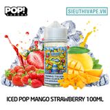  Iced Pop Juicy Mango Strawberry 100ml - Tinh Dầu Vape Mỹ 