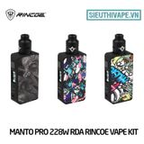  Rincoe Manto Pro RDA 228W Vape Kit  - Chính Hãng 