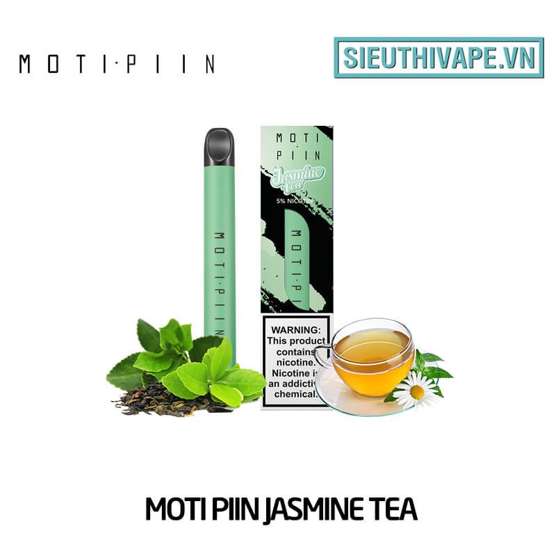  Moti Piin Jasmine Tea - Vape Pod Dùng 1 Lần 