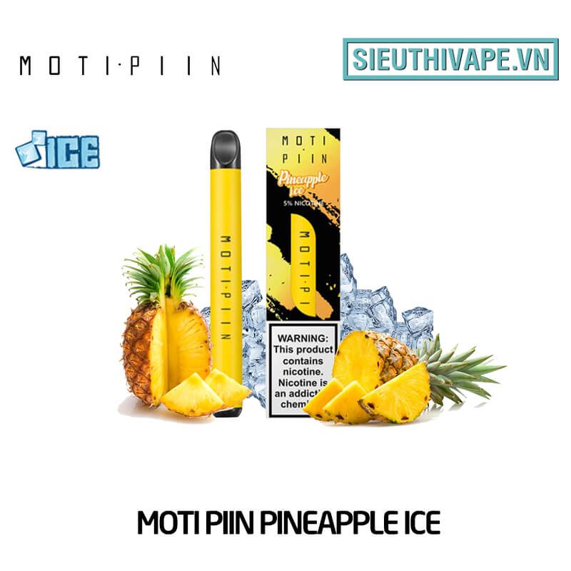  Moti Piin Pineapple Ice - Vape Pod Dùng 1 Lần 