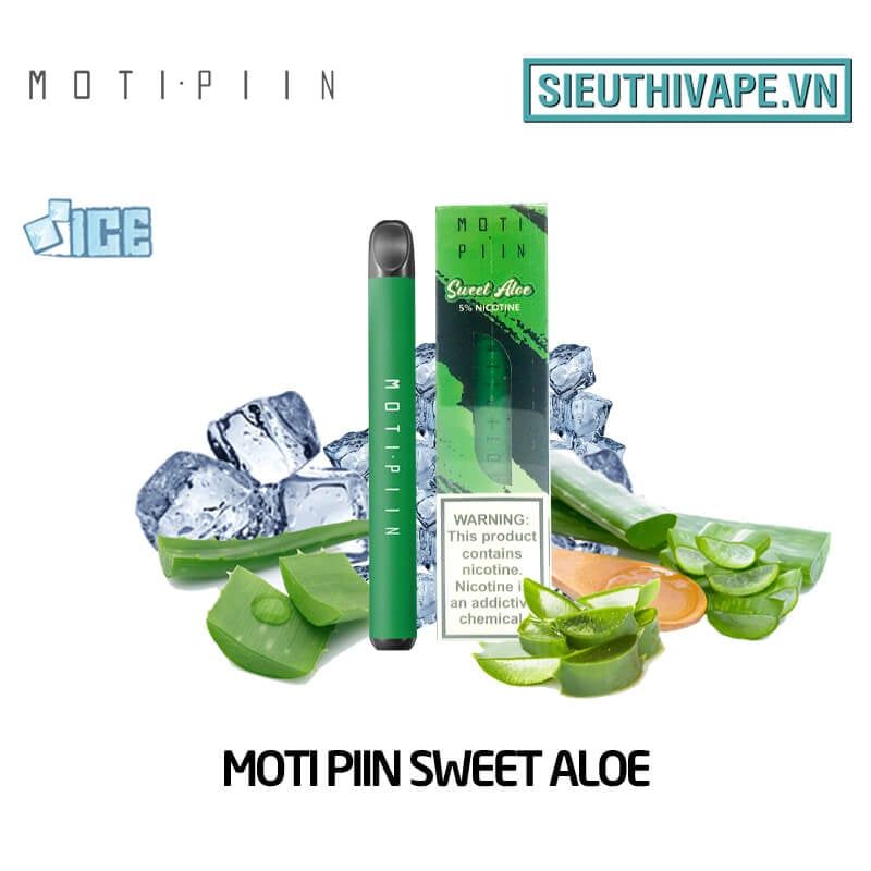  Moti Piin Sweet Aloe - Vape Pod Dùng 1 Lần 