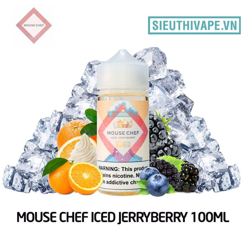  Mouse Chef Iced Jerryberry 100ml  - Tinh Dầu Vape Chính Hãng 