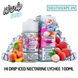  Hi Drip ICED Nectarine Lychee 100ml - Tinh Dầu Vape Mỹ 