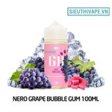  Nero GB Grape Bubblegum 100ml - Tinh Dầu Vape Malaysia 