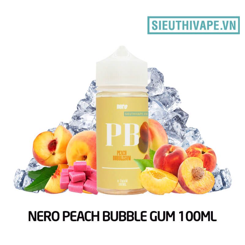  Nero PB Peach Bubblegum 100ml - Tinh Dầu Vape Malaysia 