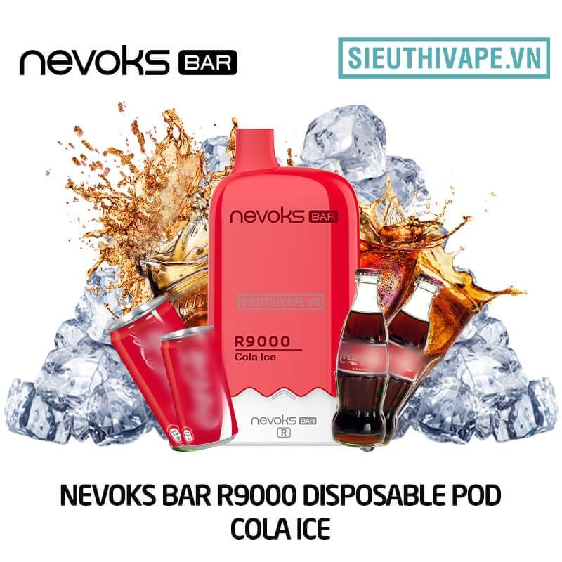  Nevoks Bar R9000 Cola Ice - Pod 1 Lần 9000 Hơi Có Sạc 