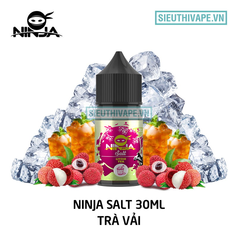 Ninja Salt Litchi Tea tinh dau pod 30 ml