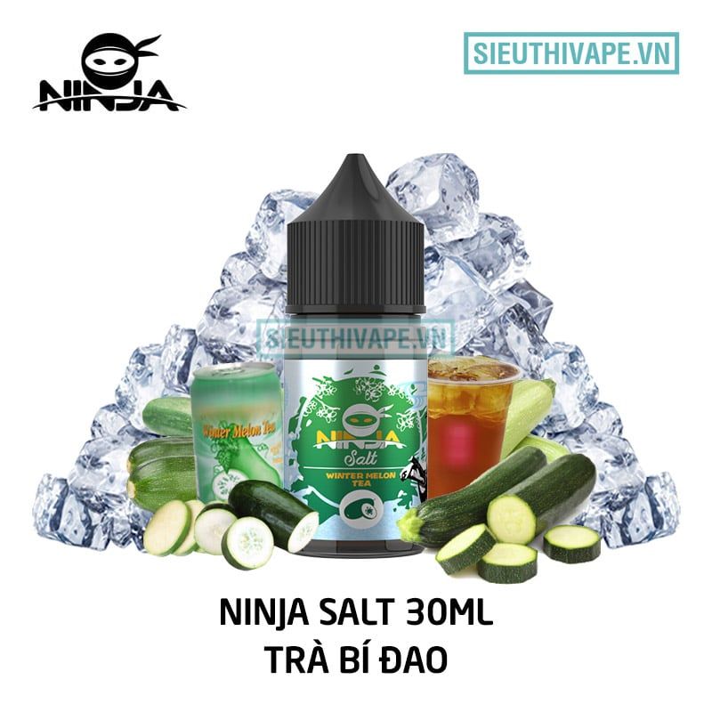  Ninja Salt Winter Melon Tea 30ml - Tinh Dầu Saltnic Chính Hãng 