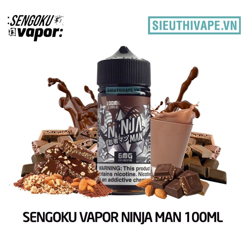  Ninja Man 100ml E Liquid - Tinh Dầu Vape Mỹ 