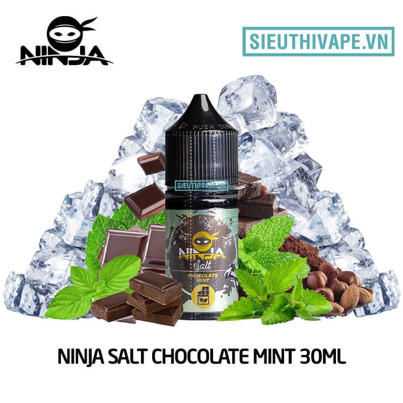  Ninja Salt Chocolate Mint 30ml - Tinh Dầu Saltnic Chính Hãng 
