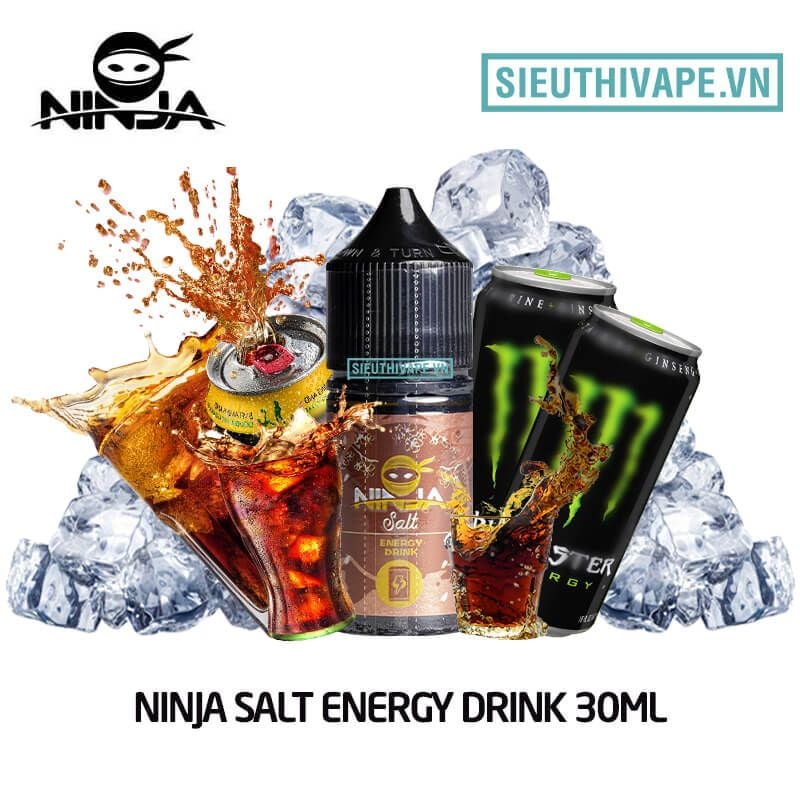  Ninja Salt Energy Drink 30ml - Tinh Dầu Saltnic Chính Hãng 