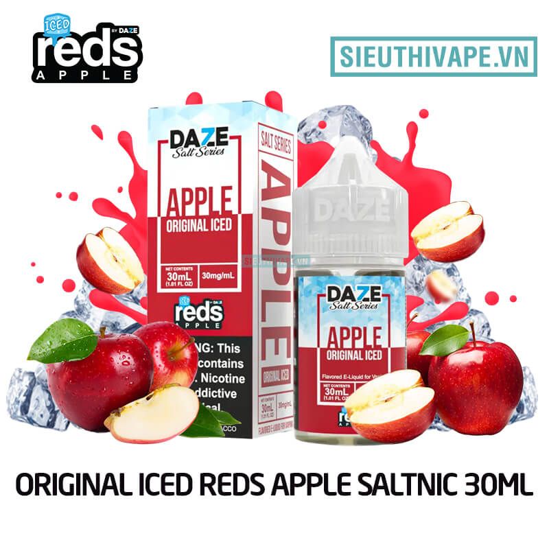  Iced Reds Apple Salt Original Iced 30ml - Tinh Dầu Salt Nic Mỹ 