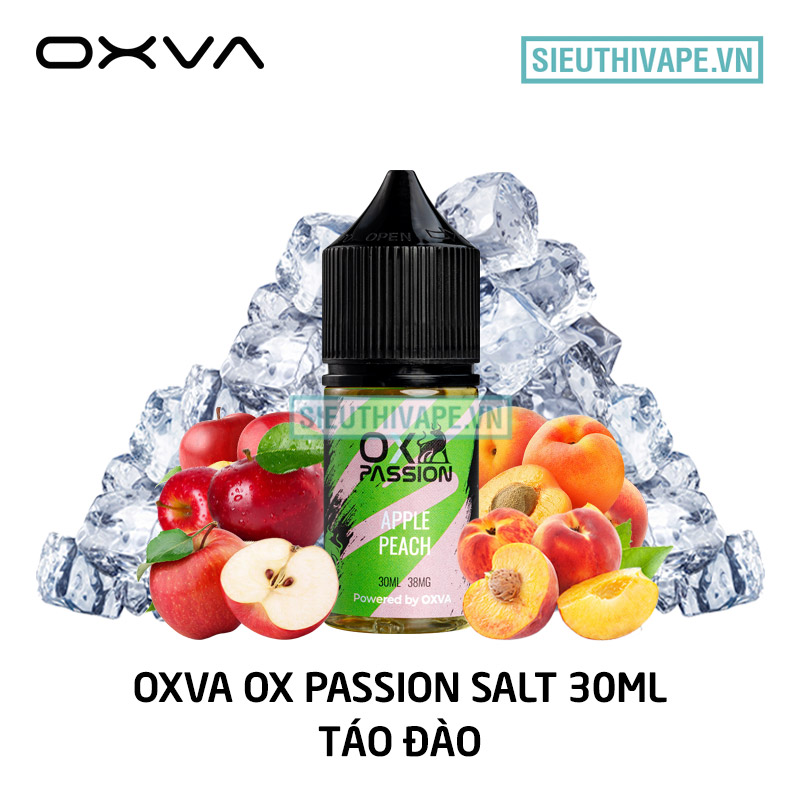 Oxva OX Passion táo đào saltnic 30ml