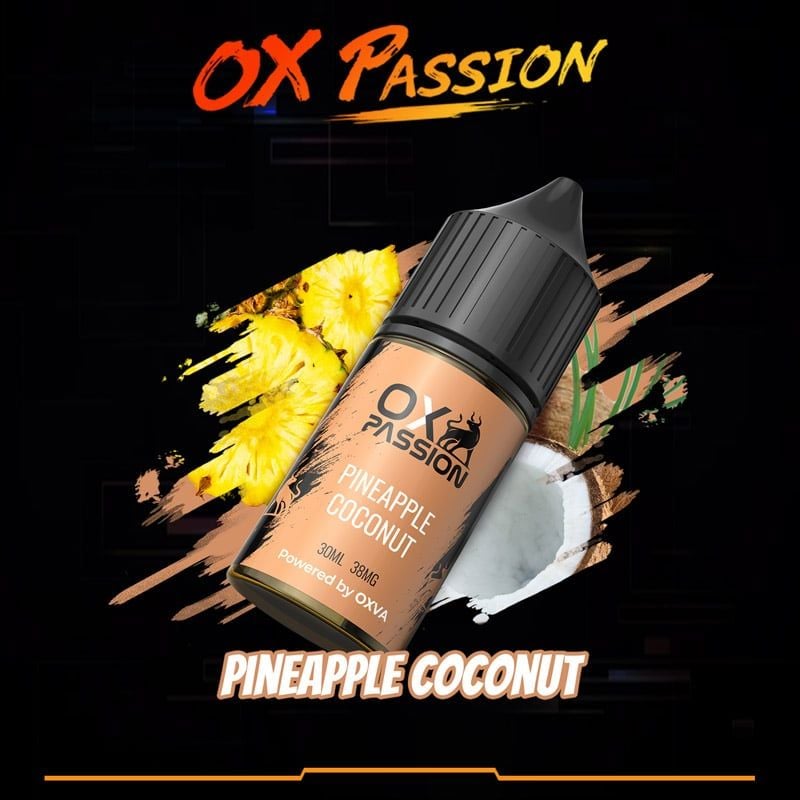  Oxva OX Passion Salt Pineapple Coconut 30ml - Tinh Dầu Saltnic Chính Hãng 