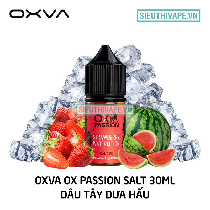  Oxva OX Passion Salt Strawberry Watermelon 30ml - Tinh Dầu Saltnic Chính Hãng 