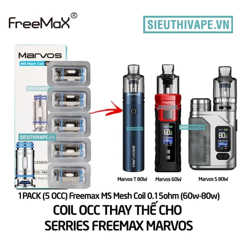  Coil OCC MS Mesh Coil Series Cho Freemax Marvos Vape Pod Kit - Chính Hãng 