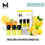  Pack dầu Cho Moti Lemon Tea - Pack 3 Pod Chính hãng 