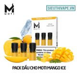  Pack dầu Cho Moti Mango Ice - Pack 3 Pod Chính hãng 