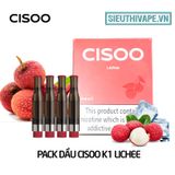  Pack Dầu Thay Thế Cisoo K1 Lichee - Pack 4 Pod Chính Hãng 