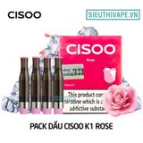  Pack Dầu Thay Thế Cisoo K1 Rose - Pack 4 Pod - Chính Hãng 