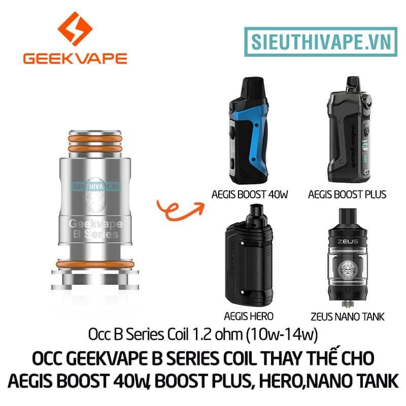  Coil OCC Geekvape B Series Cho Aegis Boost, Hero, Zeus Nano Tank - Chính Hãng 